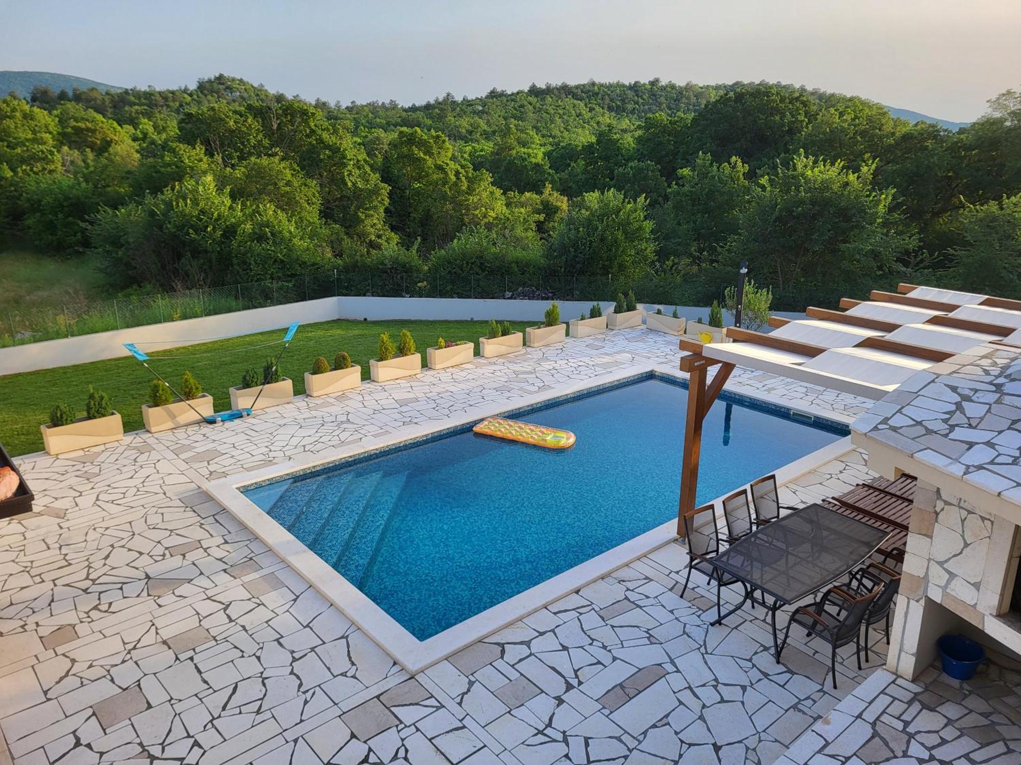 Villa Gorana For 10 With Large Private Pool Sutina Zewnętrze zdjęcie